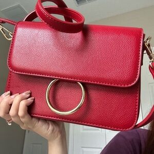 Forever 21 red fashion bag